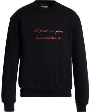 MSGM Dario Argento X Sweatshirt Cotton - Blue