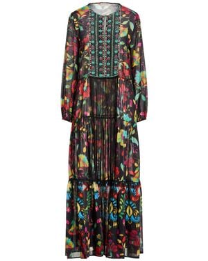 Anjuna Maxi Dress Cotton, Silk - Black
