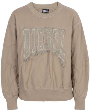 DIESEL Khaki Sweatshirt Cotton - Natural