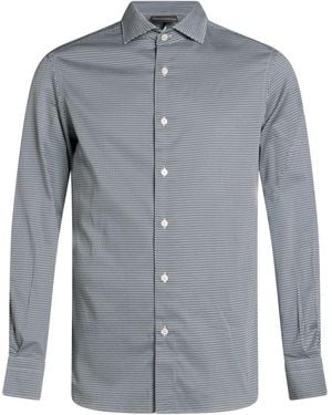 Emporio Armani Shirt Cotton, Elastane - Blue