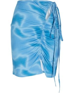 8 by YOOX Mini Skirt - Blue