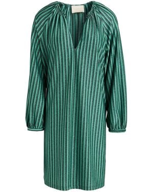 Momoní Mini Dress Polyester, Viscose, Metallic Polyester, Polyamide, Elastane - Green