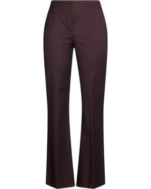 ALESSIA SANTI Pants Polyester, Viscose, Elastane - Purple
