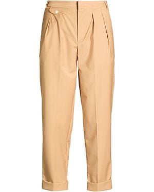 Bonheur Camel Pants Polyester, Viscose, Elastane - Natural