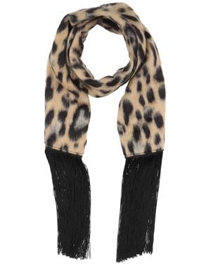 forte_forte Scarf Virgin Wool, Alpaca Wool, Polyamide - Black