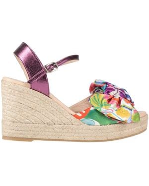 Ras Espadrilles Textile Fibers, Leather - Natural