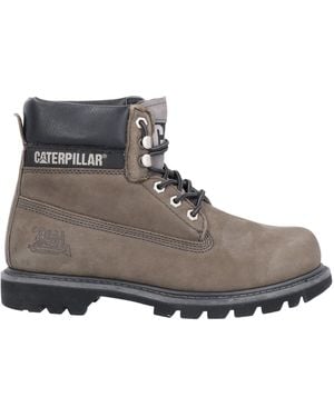 Caterpillar Khaki Ankle Boots Soft Leather - Brown