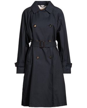 Max Mara Overcoat & Trench Coat - Blue