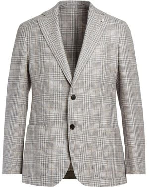 Luigi Bianchi Light Blazer Wool, Silk, Cashmere - Grey
