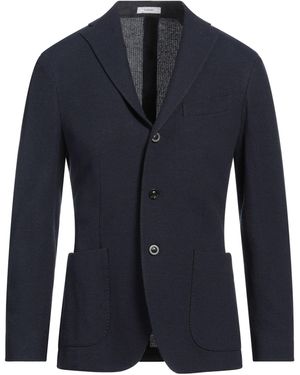 Boglioli Midnight Blazer Cotton, Polyamide, Linen - Blue