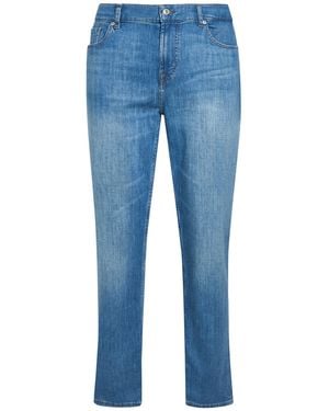 7 For All Mankind Jeans Cotton, Elastomultiester, Elastane - Blue