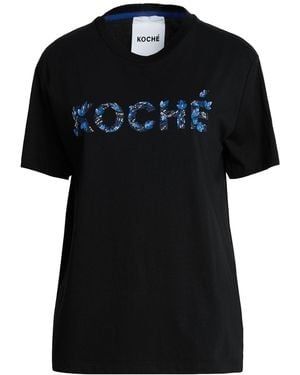 Koche Midnight T-Shirt Cotton, Glass, Polyester, Polyurethane, Aluminum - Black