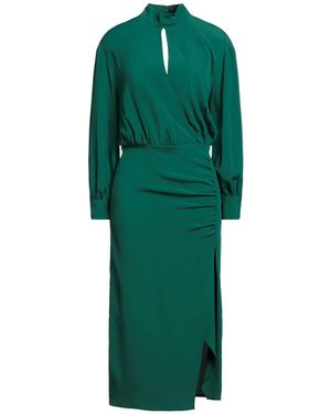 SOLOTRE Midi Dress Acetate, Silk - Green