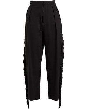 MEIMEIJ Pants Viscose, Polyamide, Cotton - Black