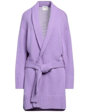 forte_forte Lilac Cardigan Cashmere, Wool - Purple