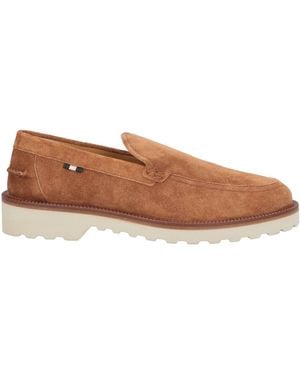 Bally Camel Loafers Calfskin - Brown