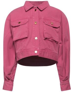 Alberta Ferretti Fuchsia Denim Outerwear Cotton - Pink