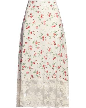 Rabanne Ivory Maxi Skirt Polyester - Natural