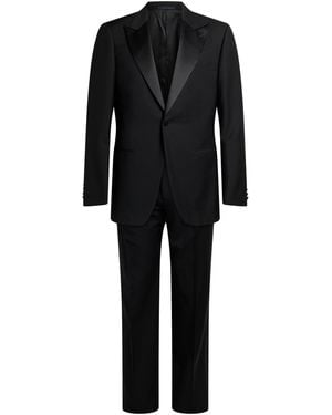 Lanvin Suit Wool, Mohair Wool - Black