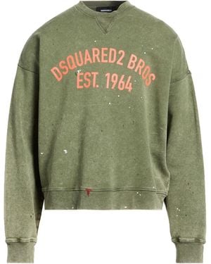DSquared² Military Sweatshirt Cotton - Green