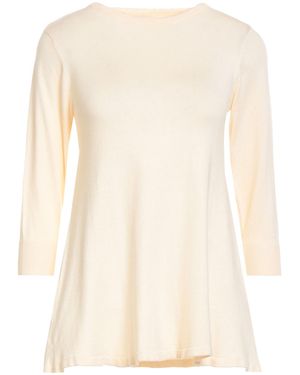 Fracomina Cream Sweater Viscose, Nylon - Natural
