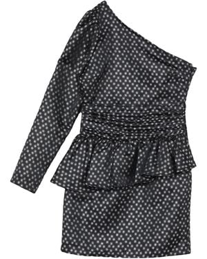 WEILI ZHENG Mini Dress - Black