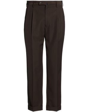The Gigi Chocolate Trousers Virgin Wool - Grey