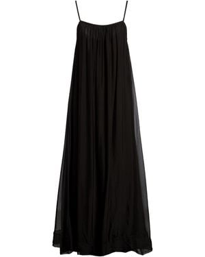 Kaos Maxi Dress Viscose, Silk - Black