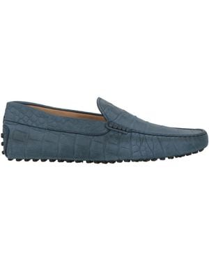 Tod's Slate Loafers Leather - Blue