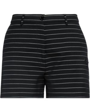 Love Moschino Shorts & Bermuda Shorts Polyester, Viscose, Elastane - Black