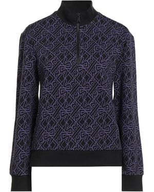 Karl Lagerfeld Turtleneck Cotton, Elastane - Blue