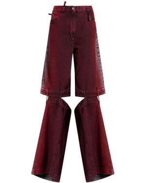 The Attico Jeans - Red