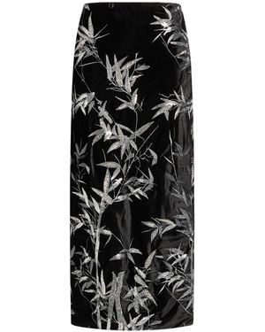 WEILI ZHENG Midi Skirt - Black