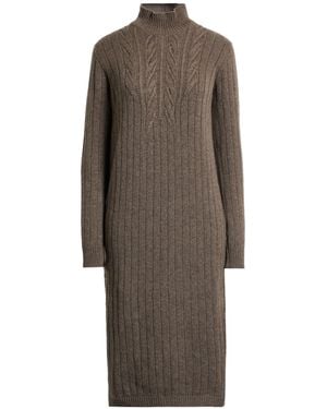 Agnona Robe Midi - Marron