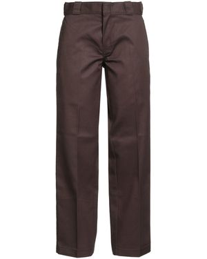 Dickies Pants Polyester, Cotton - Brown