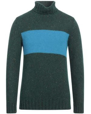 GALLIA Turtleneck Alpaca Wool, Viscose, Polyamide, Merino Wool - Green