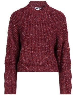 DKNY Jeans Turtleneck Acrylic, Recycled Acrylic, Polyester, Nylon - Red