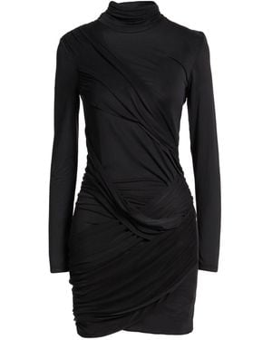 GAUGE81 Mini Dress Cupro, Elastane - Black