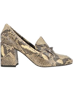 PAOLO MATTEI Loafers Leather - Natural