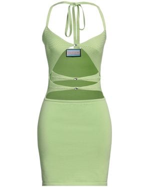 ELEONORA GOTTARDI Mini Dress Viscose, Polyester - Green