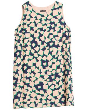 Elena Miro Midi Dress Viscose, Polyester - White