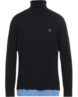 Off-White c/o Virgil Abloh Rollkragenpullover - Blau
