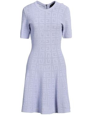 Givenchy Lilac Mini Dress Viscose, Polyamide, Polyester - Blue