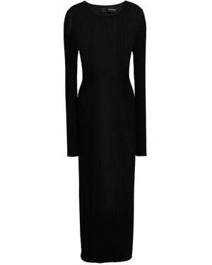 Isabel Benenato Maxi-Kleid - Schwarz