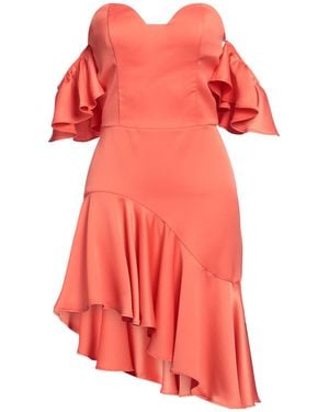 Alberto Audenino Vestido midi - Rojo