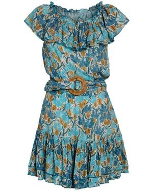 Poupette Mini Dress Viscose - Blue