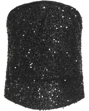 Isabel Marant Top Cotton, Polyester, Elastane - Black