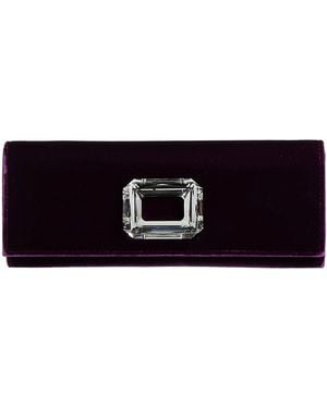 Gedebe Clutch Textile Fibers - Black