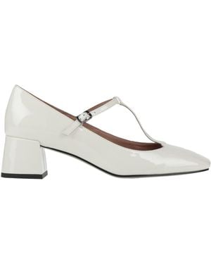 Bibi Lou Court Shoes Leather - White