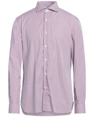 Isaia Shirt Cotton - Purple